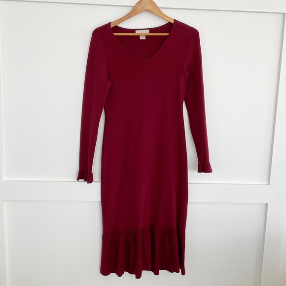 Rachel Parcell Ruffle Trim Knit Sweater Dress - Picture 4 of 13